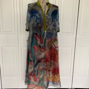 Soft and beautiful floral print dress.